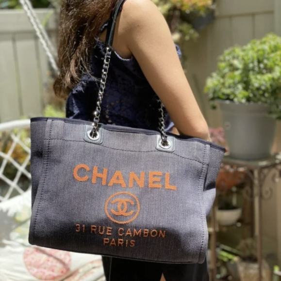 CHANEL Deauville Tote Bags